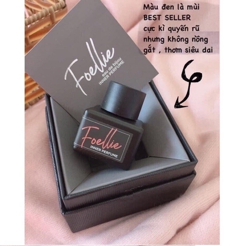 Nước hoa vùng kín Foellie Eau De Innerb Perfume 5ml - Bijou (chai đen)