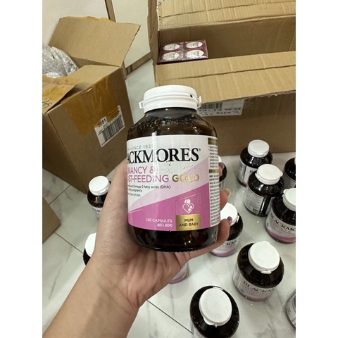 Vitamin Bầu Blackmores Pregnancy & breast feeding gold 120 Viên- Vitamin tổng hợp bầu và sau sinh