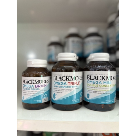 Dầu cá Blackmores Omega Triple- Hàm lượng omega cao gấp 3 lần