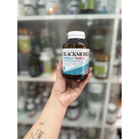 Dầu cá Blackmores Omega Triple- Hàm lượng omega cao gấp 3 lần