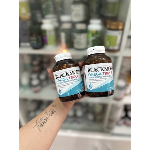Dầu cá Blackmores Omega Triple- Hàm lượng omega cao gấp 3 lần