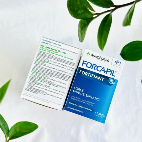 Viên uống FORCAPIL FORTIFIANT Arkopharma Giúp Mọc Tóc, Giảm Rụng Tóc