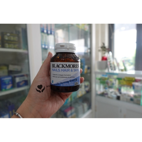Viên Uống Blackmores Nail Hair Skin Úc 120 Viên-  Đẹp Da, Giảm Rụng Tóc