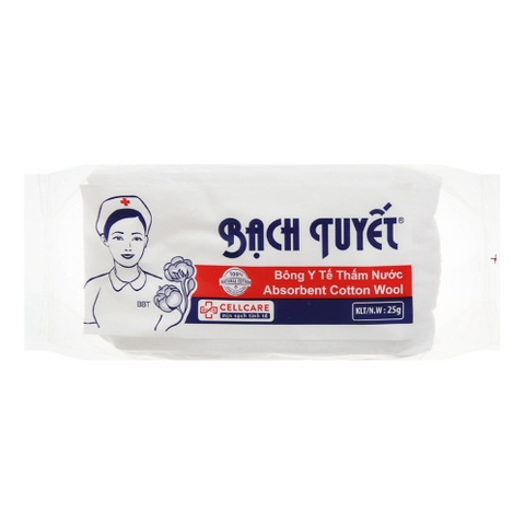 Bông gòn y tế Bạch Tuyết gói 25g/45g/100g - Dùng chăm sóc cá nhân và chăm sóc y tế