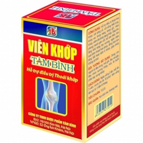 VIÊN KHỚP TÂM BÌNH - thoái hoá khớp , viêm khớp.