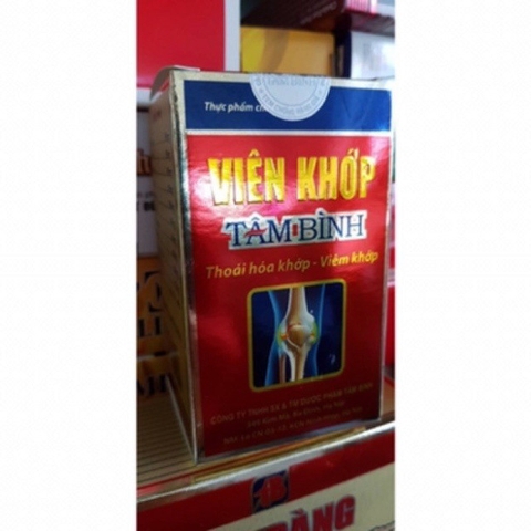 VIÊN KHỚP TÂM BÌNH - thoái hoá khớp , viêm khớp.