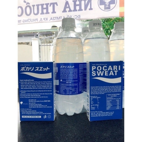 1 lốc 6 chai POCARI bù nước và chất điện giải 500ml