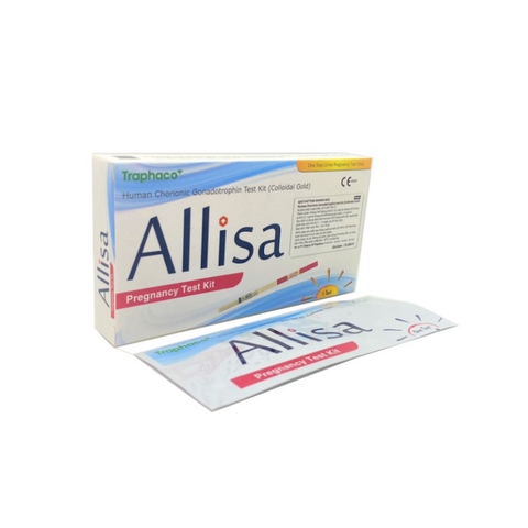 Combo 5 Que Thử Thai Alisa Traphaco -Nhanh Chóng Chính Xác Allisa (Hộp 1 Que)