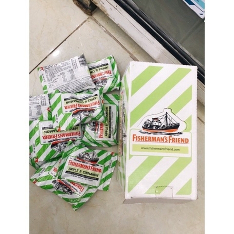 Kẹo Cay Con Tàu Giảm ho Thông họng Không Đường FISHERMAN'S FRIEND 25g nhiều mùi vị.