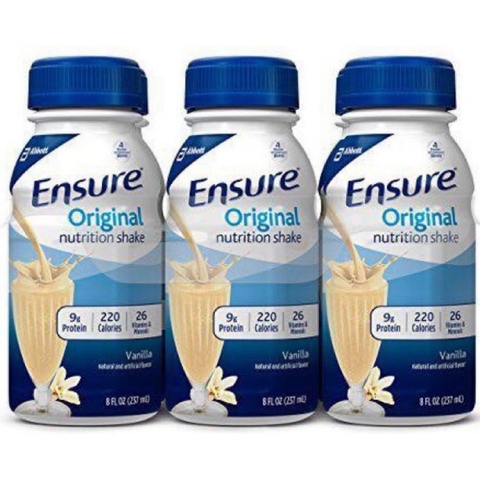 Thùng 30 Chai Sữa Ensure Orignal Nutrition Shake Mỹ 237ml