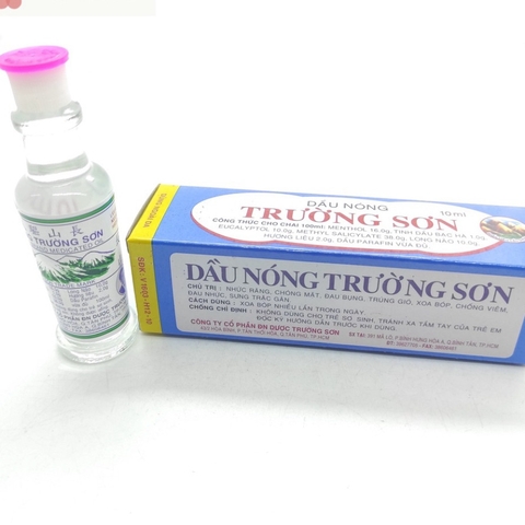 Dầu Nóng Trường Sơn Chai 10ml