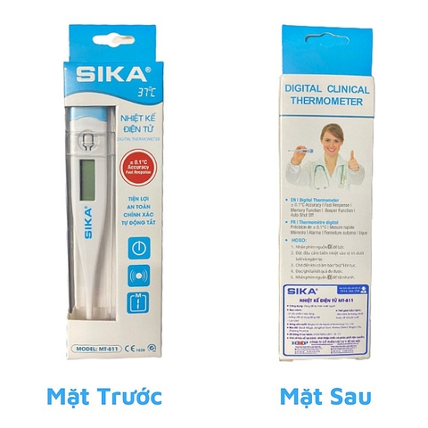 Nhiệt kế điện tử kẹp nách Sika- Nhiệt kế gia đình