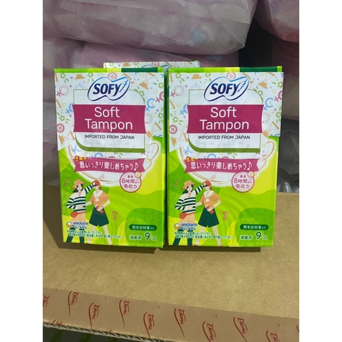 Băng vệ sinh Tampon Sofy sản xuất Nhật Bản (9 miếng)