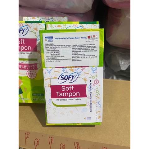 Băng vệ sinh Tampon Sofy sản xuất Nhật Bản (9 miếng)