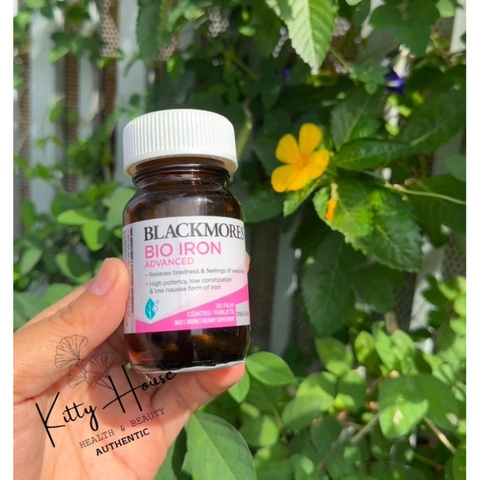 Viên uống bổ sung sắt Blackmores Bio Iron lọ 30V chính hãng