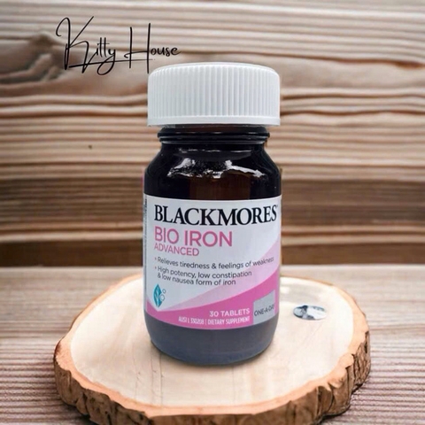 Viên uống bổ sung sắt Blackmores Bio Iron lọ 30V chính hãng