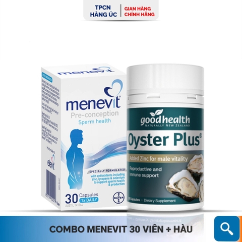 Viên uống Menevit của Úc cải thiện chất lượng tinh trùng, tăng khả năng thụ thai cho nam giới