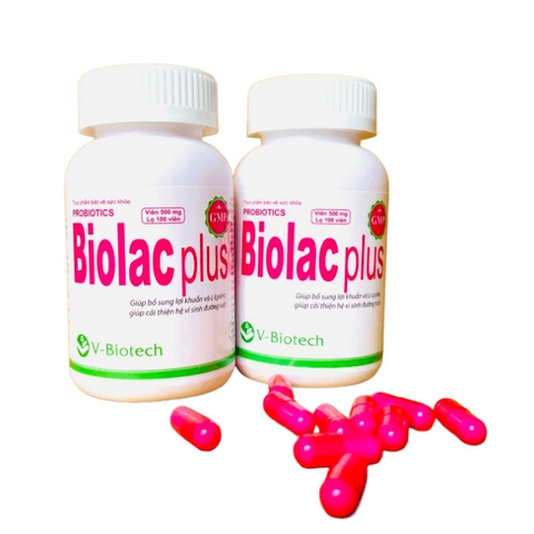 Men vi sinh Biosubtyl Plus (H/25g), Biolac Plus (L/100v) - Hỗ trợ bổ sung lợi khuần và L-Lysine.