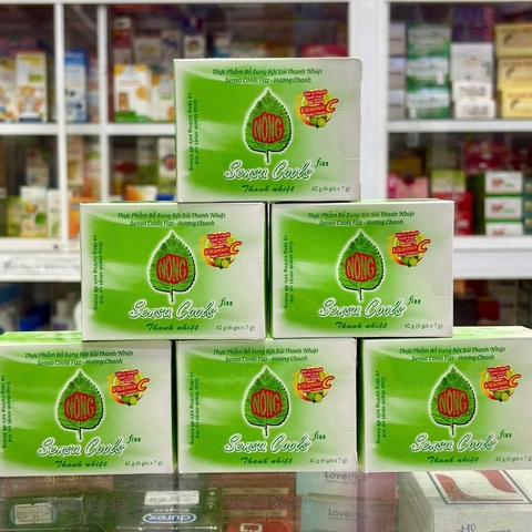 Bột thanh nhiệt SENSA COOLS giúp thanh nhiệt cơ thể và tăng cường sức đề kháng (6 gói x 7g)