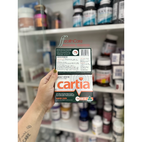 Viên uống Cartia Úc 168 Viên- Phòng đột quỵ và tai biến