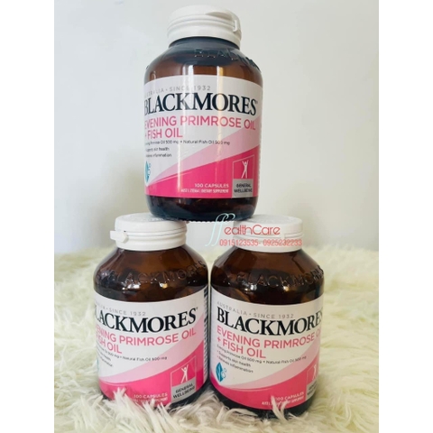 Viên uống tinh dầu hoa anh thảo Blackmores+fish oil 100 Viên Úc