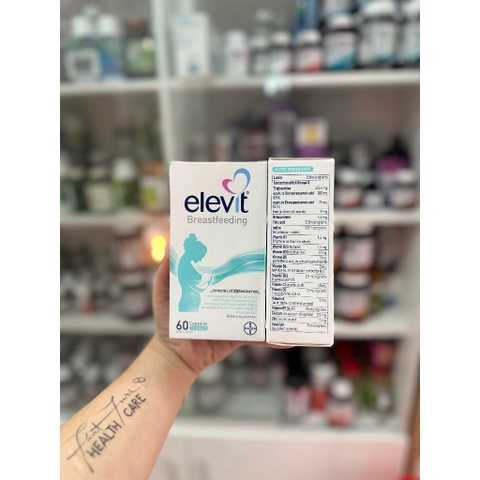 Elevit sau sinh 60 viên Úc- Elevit Breastfeeding – Elevit sau khi sinh & cho con bú