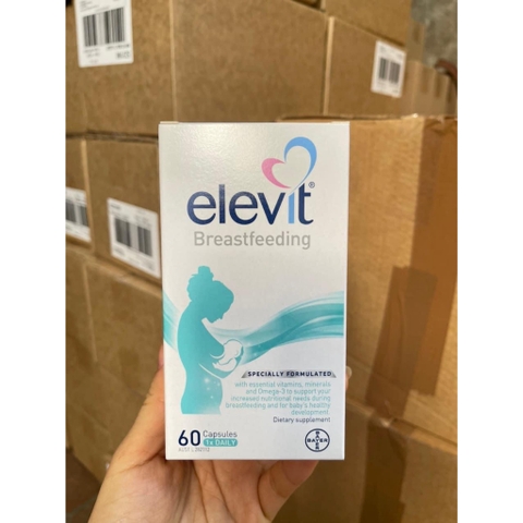 Elevit sau sinh 60 viên Úc- Elevit Breastfeeding – Elevit sau khi sinh & cho con bú
