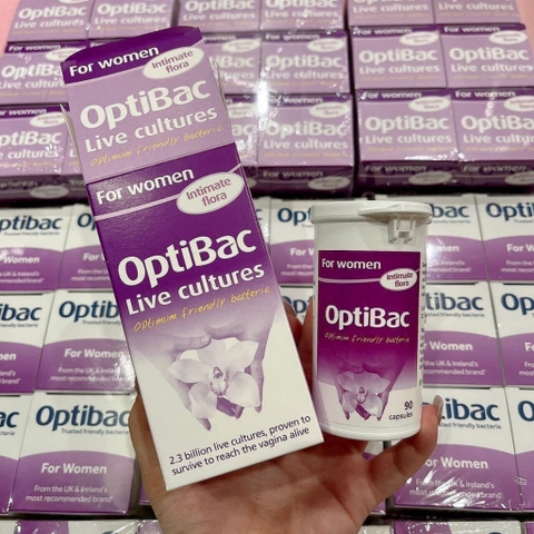 Men Vi Sinh Optibac tím Optibac Probiotics For Women 30 Viên/90 Viên/14 Viên