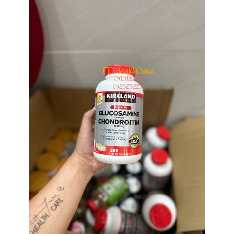 Viên bổ khớp Glucosamine Chondroitin Kirkland 280 Viên