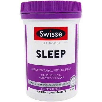 Viên uống ngủ ngon Sleep Swisse 100 Viên- Giúp ngủ ngon, sâu giấc, giảm căng thẳng