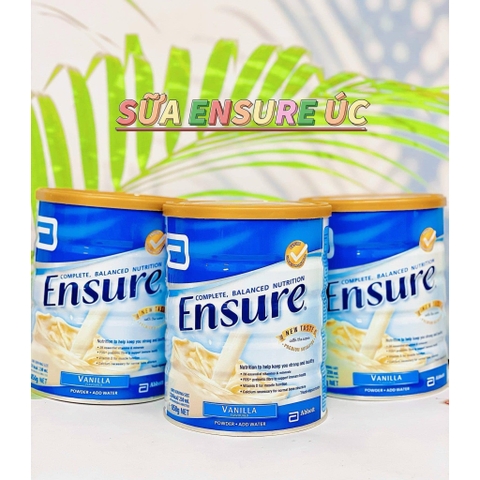 Sữa Ensure Úc 850 gram- Tăng đề kháng, tăng cường sức khoẻ