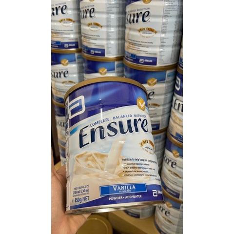 Sữa Ensure Úc 850 gram- Tăng đề kháng, tăng cường sức khoẻ