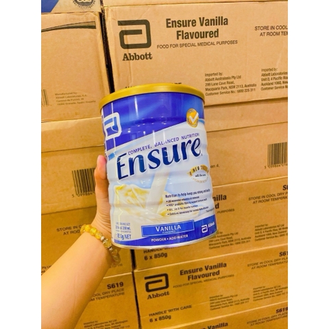 Sữa Ensure Úc 850 gram- Tăng đề kháng, tăng cường sức khoẻ