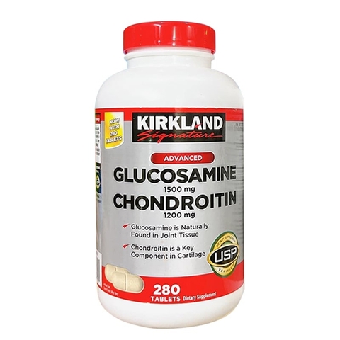 Viên bổ khớp Glucosamine Chondroitin Kirkland 280 Viên