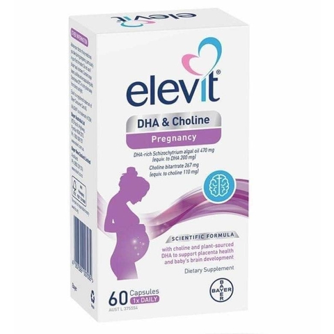 Elevit sau sinh 60 viên Úc- Elevit Breastfeeding – Elevit sau khi sinh & cho con bú