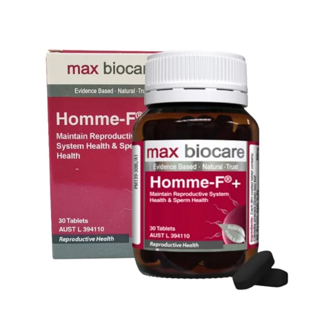 Viên uống tăng chất lượng tinh trùng Homme F MAXBIOCARE- Nhập khẩu đủ tem phụ