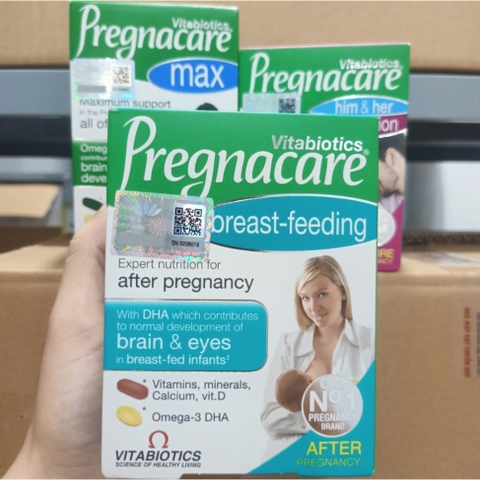 [ Có tem phụ] Pregnacare Breast-Feeding- Vitamin bổ bú sau sinh nhập khẩu chính hãng