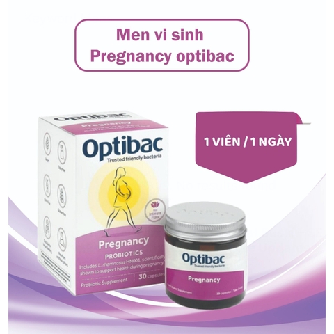 [Có tem phụ] Men Vi Sinh Mẹ Bầu Optibac Pregnancy- Nhập khẩu chính hãng