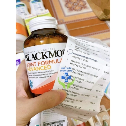 Viên Uống Bổ Xương Khớp Blackmores Joint Formula Advanced- Bôi Trơn Sụn Khớp, Giảm Đau Khớp