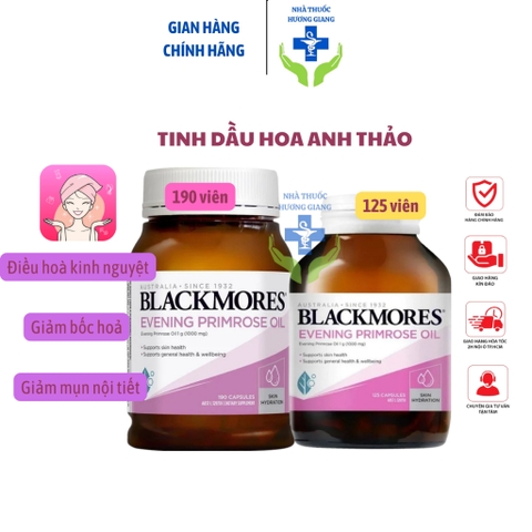 Tinh Dầu Hoa Anh Thảo Blackmores Evening Primrose Oil