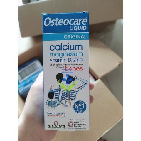 Canxi Nước Osteocare bổ sung canxi cho người lớn và trẻ em từ 3 tuổi