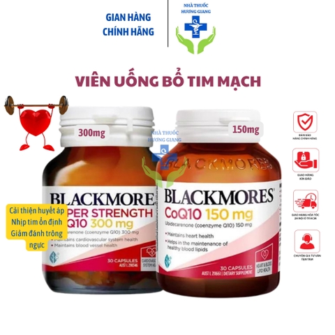 Viên uống bổ tim Blackmores Coq10 300mg Super Strength 30 viên