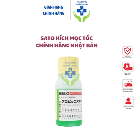 Tinh Chất Mọc Tóc Thảo Dược SATO JG Nhật Bản 30ml - Tách Lẻ 1 Lọ