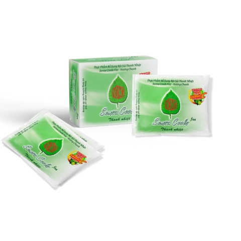 Bột sủi thanh nhiệt Sensa Cools - Thảo dược thanh nhiệt, giảm nóng trong người, lở loét miệng, mụn