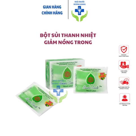 Bột sủi thanh nhiệt Sensa Cools - Thảo dược thanh nhiệt, giảm nóng trong người, lở loét miệng, mụn