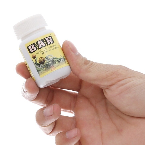 BAR ATISO- Viên uống mát gan. lợi mật, nhuận trường- Hộp 60 viên