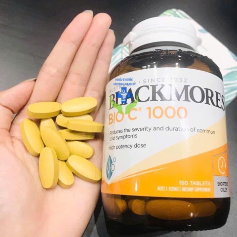 Viên uống vitamin C Blackmores- Bổ sung vitamin C 1000mg, tăng đề kháng, chống lão hoá, đẹp da