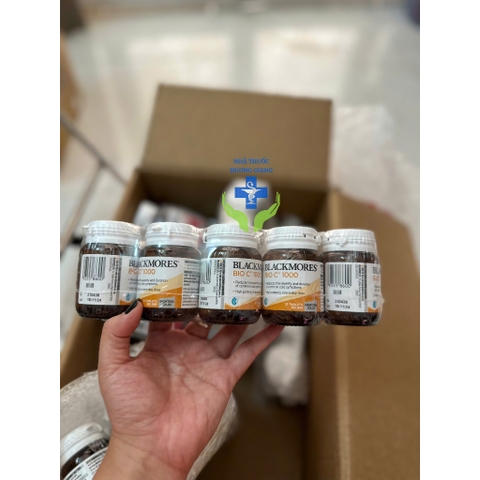 Viên uống vitamin C Blackmores- Bổ sung vitamin C 1000mg, tăng đề kháng, chống lão hoá, đẹp da