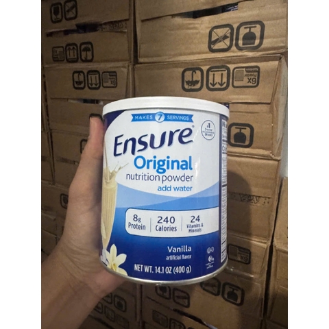 Sữa bột Ensure Mỹ Original Nutrition Powder hương vanilla 400g