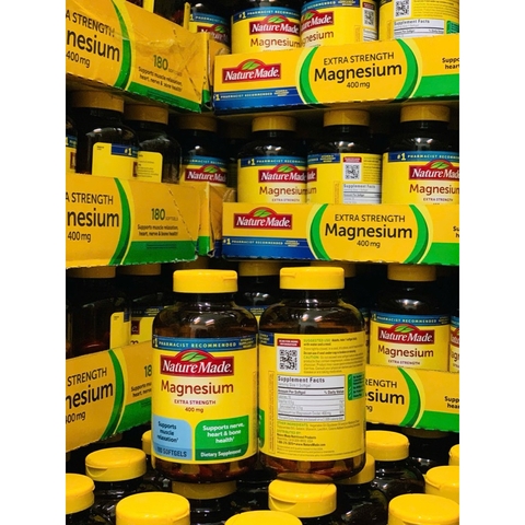 VIÊN UỐNG BỔ SUNG MAGNESIUM CITRATE 400mg Nature Made của MỸ